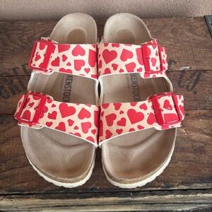 Birkenstock Arizona Red Heart Sandal